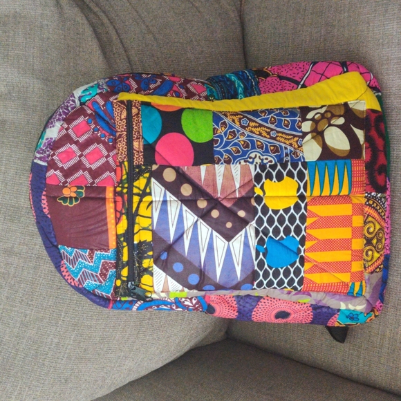Multi-colored African Prints Backpack